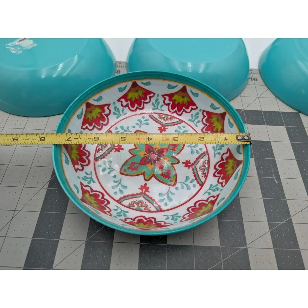 Melamine Cereal Soup Bowl‎ 7.5 Inch Lot of 7